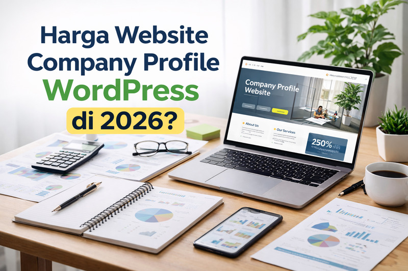 senjani artikel blog harga website company profile wordpress di 2026