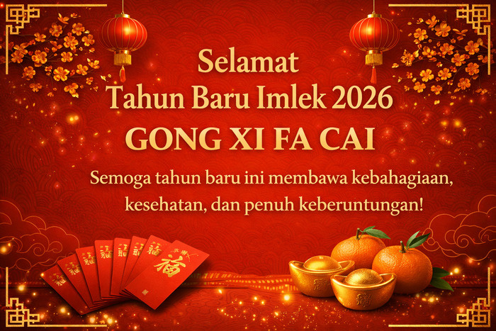 Selamat Tahun Baru Imlek 2026 GONG XI FA CAI